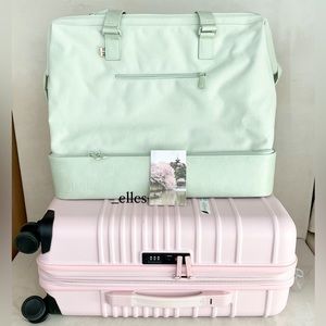 Béis Matcha green Weekender (Rare)